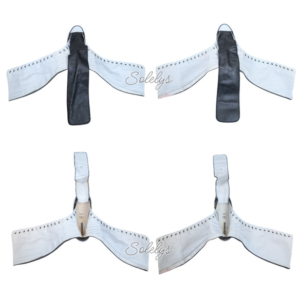 Converse 2010 XXHI Black Leather Lace Up Zip Back Sneaker Boot Womens 6 RARE - Picture 7 of 13